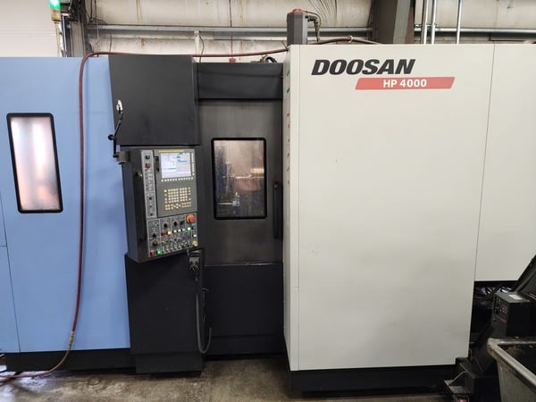 Daewoo Doosan #HP-4000II, Horizontal Machining Center, 23.6" X, 22" Y, 23.6" Z, 22 HP, 14000 RPM, 60 - Image 1