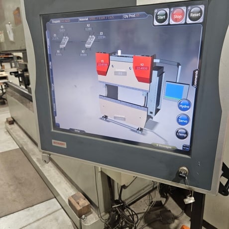 190 Ton, Accurpress #519012 Accell 190-12 CNC Press Brake, 2011 - Image 2
