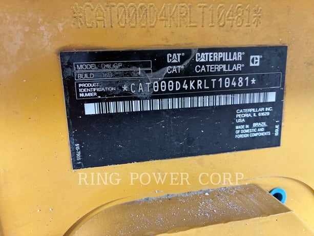 Caterpillar D4VP, Crawler Dozer, 2635 hours, S/N: RLT10481, 2024 - Image 5