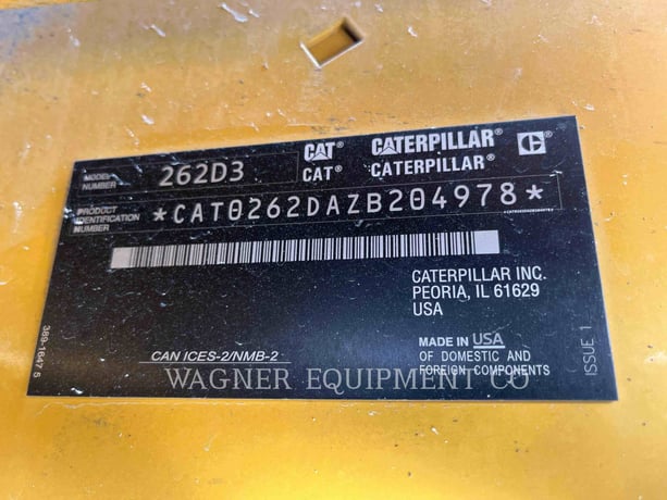 Cat 262D3, Skid Steer Loader, 1308 hours, S/N: ZB204978, 2022 - Image 6