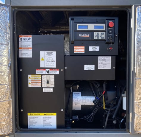 30 KW Generac #SD030, diesel generator set, 120/240 Volts, 1-phase, Kukje A2400T engine, sound attenuated - Image 3