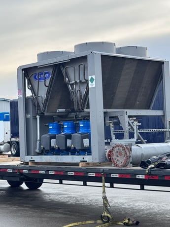 60 Ton, Carrier #30RB0606, air-cooled liquid chiller, commerical, 460 V., R-410A - Image 2