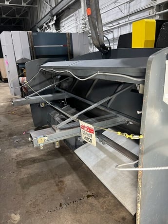 1/4" x 10' Atlantic #HDE-101/4, Hydraulic Power Squaring Shear, 39" backgauge, 10-25 SPM, 1"-3" angle - Image 3