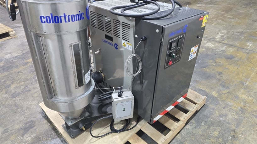 Colortronic Dryer #CDAA50/30M, hopper, Colotronic CD-1.70M CSL11 loader - Image 9