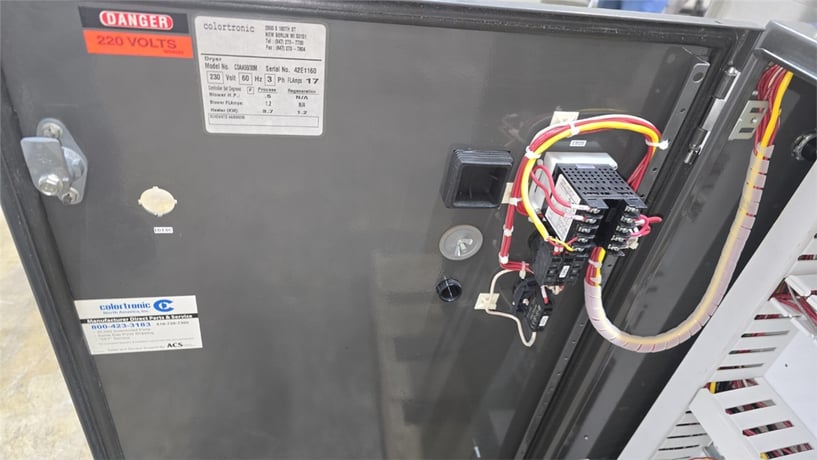 Colortronic Dryer #CDAA50/30M, hopper, Colotronic CD-1.70M CSL11 loader - Image 10