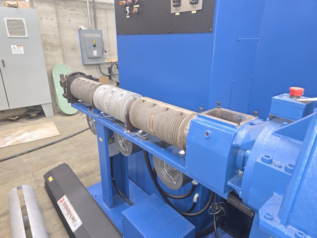 2.5" Davis Standard #DS2.5MS, extruder, 24:1 L/D, Air Cooled, 40 HP DC motor, 1985 - Image 4