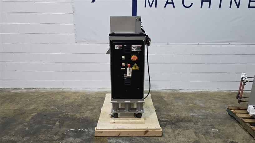 3.5" Scheer #604DU, reduction engineering pelletizer, 52.5" in-feed height, 36" discharge height, on casters - Image 2