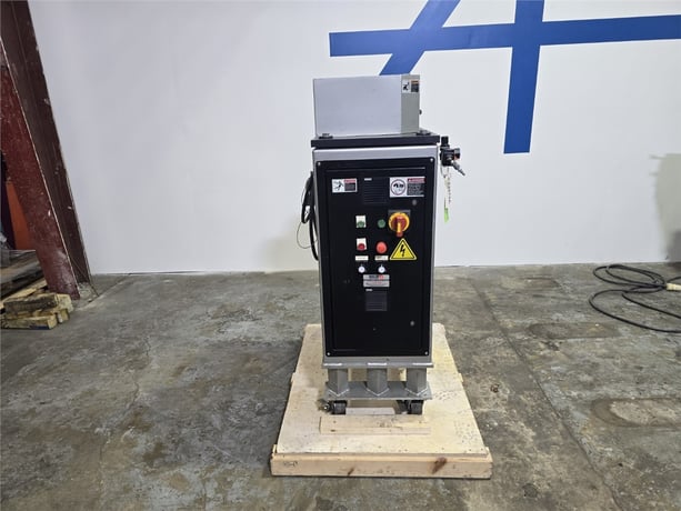 3.5" Scheer #604DU, reduction engineering pelletizer, 52.5" in-feed height, 36" discharge height, on casters - Image 7