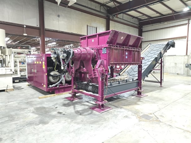 Husmann #HLll-1622, 63" x 89" dual shaft primary shredder, 2021 - Image 1