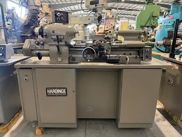 11" x 18" Hardinge #HLV-H-EM, super precision tool room lathe, 1-1/4" hole, inch/metric, 1997 - Image 1