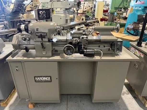 11" x 18" Hardinge #HLV-H-EM, super precision tool room lathe, 1-1/4" hole, inch/metric, 1997 - Image 2