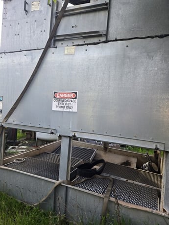 165 Ton, Evapco #AT19-88, cooling tower, 7.5 HP Baldor motor, Fr.213T - Image 4