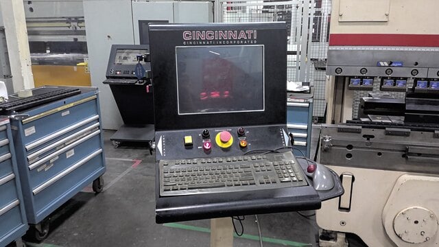 175 Ton, Cincinnati #1750AF10-Plus-Autoform, CNC Hydraulic Press Brake, 144" bed & ram, 126.5" between - Image 3