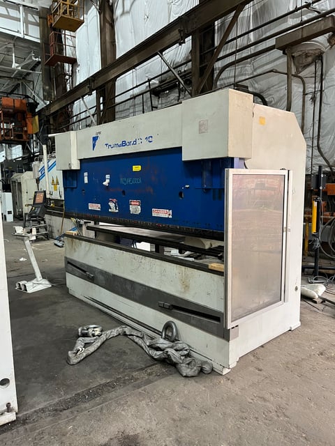 121 Ton, Trumpf #Trumabend-C110, CNC hydraulic press brake, 10.2'OA, 105.9" between housing, 7.87"stroke - Image 1