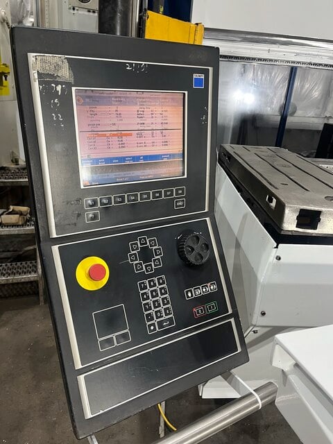 352 Ton, Trumpf #Trumabend-V320, CNC hydraulic press brake, 14' overall, 145" between housing, 2006 - Image 4
