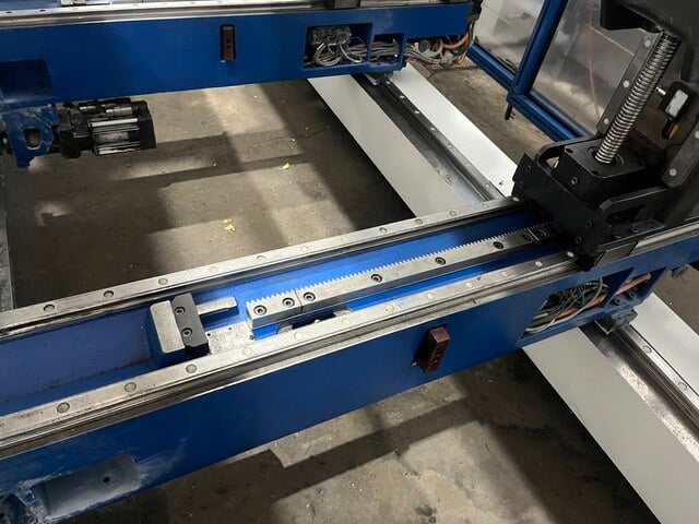 352 Ton, Trumpf #Trumabend-V320, CNC hydraulic press brake, 14' overall, 145" between housing, 2006 - Image 6