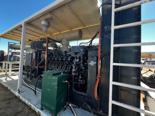 1500 KW Hyundai #HFC7632-64E, diesel generator set, 1800 HP @1200 RPM, Detroit MTU 12V4000 engine, Tier 2 - Image 5