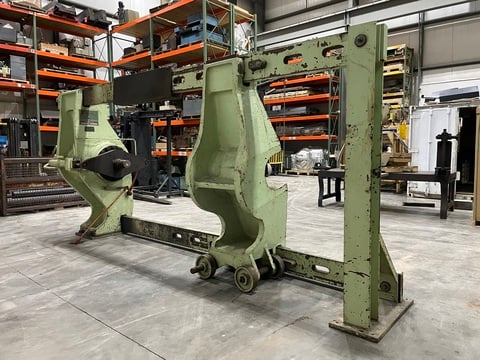 400 Ton, Farquhar, Wheel Press, 16" diameter ram, 20 stroke, 10' opening, 7.5 HP - Image 6