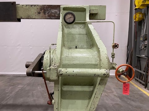 400 Ton, Farquhar, Wheel Press, 16" diameter ram, 20 stroke, 10' opening, 7.5 HP - Image 9