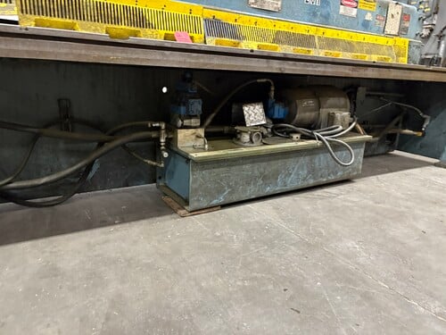 1/4" x 10' Niagara #IF-10-1/4, Mechanical Power Squaring Shear, 24 SPM, 36" back gauge, 15 HP - Image 3