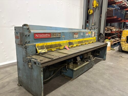 1/4" x 10' Niagara #IF-10-1/4, Mechanical Power Squaring Shear, 24 SPM, 36" back gauge, 15 HP - Image 7