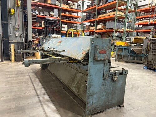 1/4" x 10' Niagara #IF-10-1/4, Mechanical Power Squaring Shear, 24 SPM, 36" back gauge, 15 HP - Image 8