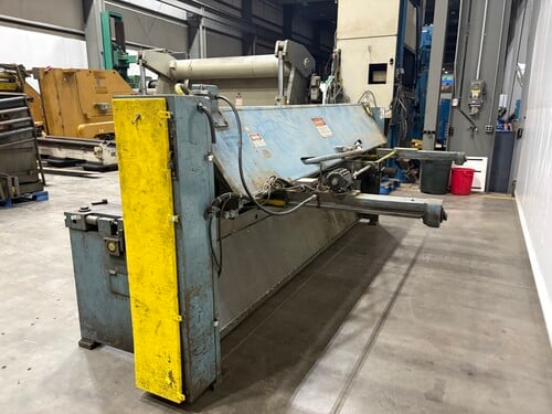 1/4" x 10' Niagara #IF-10-1/4, Mechanical Power Squaring Shear, 24 SPM, 36" back gauge, 15 HP - Image 9
