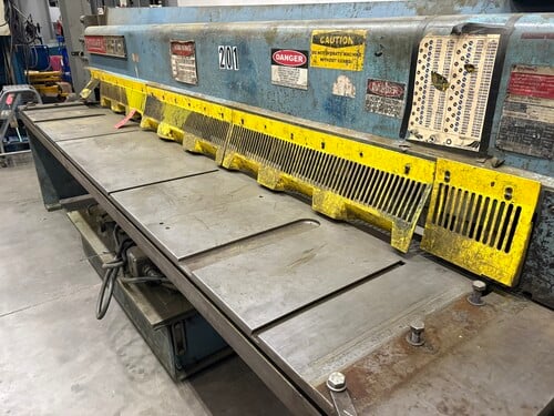 1/4" x 10' Niagara #IF-10-1/4, Mechanical Power Squaring Shear, 24 SPM, 36" back gauge, 15 HP - Image 10