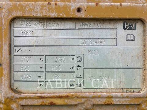 Caterpillar 988K BUCKET, Bucket, S/N: 07NW20167, 2020 - Image 5