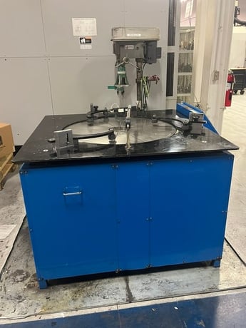36" Lapmaster, open face, 3 rings (14-1/2" ID), cycle timer, slurry pump, nice condition - Image 3