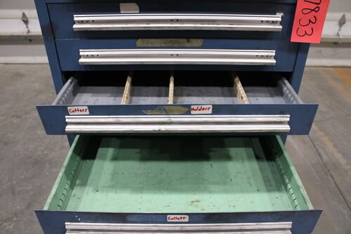 10 Drawer Vidmar Cabinet - Image 6