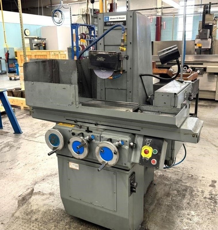 6" x 18" Brown & Sharpe #618-MicroMaster-Series-II, hydraulic surface grinder, PMC, coolant, 1984 - Image 1