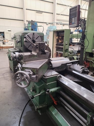 35" x 144" Monarch, Engine Lathe, 19.5" swing over cross slide, 18" 3-jaw chuck, 3-1/8" bore, D1-8 Camlock - Image 4