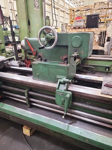 35" x 144" Monarch, Engine Lathe, 19.5" swing over cross slide, 18" 3-jaw chuck, 3-1/8" bore, D1-8 Camlock - Image 6