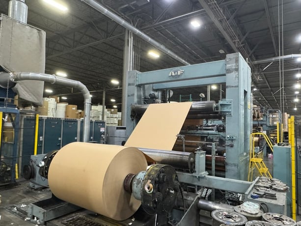 A & F, 2-Drum Slitter Rewinder, 95" wide, 101" parent roll width, 72" unwind & rewind diameter, 6000 FPM, 150 - Image 3