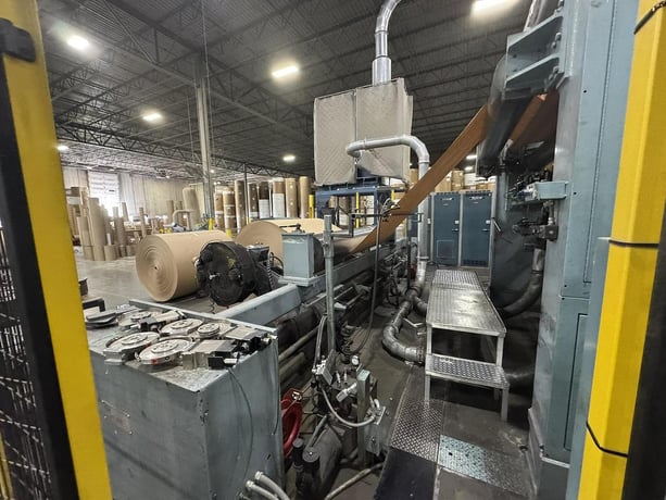 A & F, 2-Drum Slitter Rewinder, 95" wide, 101" parent roll width, 72" unwind & rewind diameter, 6000 FPM, 150 - Image 8
