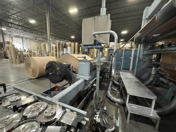A & F, 2-Drum Slitter Rewinder, 95" wide, 101" parent roll width, 72" unwind & rewind diameter, 6000 FPM, 150 - Image 9