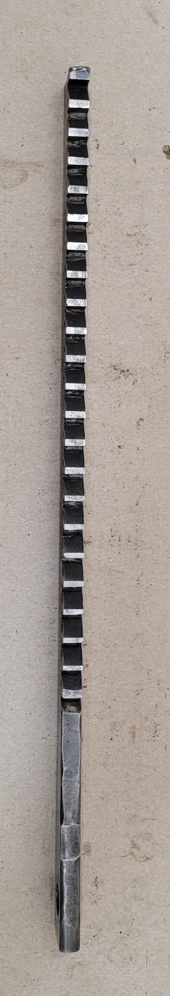 3/8" x 16" Davis, keyseater broach - Image 2