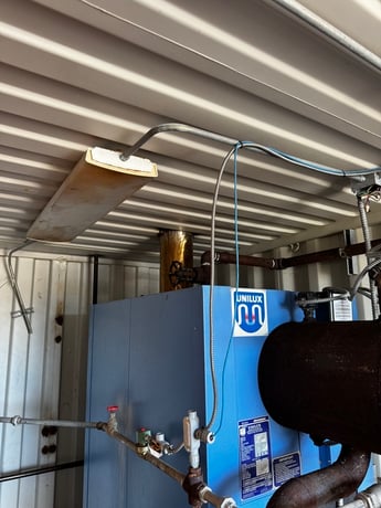 Unilux #2F-100-HS, Flexible Water Tube Steam Boiler, 28 HP 150 PSI, 165 sq.ft., 1650 PPH, in 20-Foot - Image 7