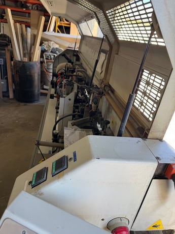 Polymac #LATO-38, Edgebander, Quick heat glue system, 220 V., 3ph, 2006 - Image 7