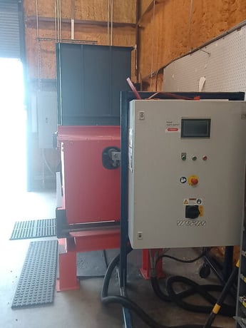 Weima #WL6, Wood Grinder, 1250mm x 800mm hopper, 256mm diameter Rotor, 30 HP, 100 RPM, 460 V., 2022 - Image 2