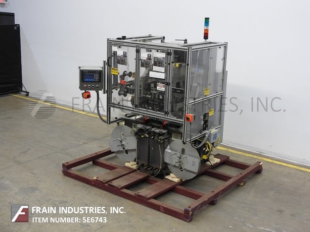 PDC #90-2E, automatic, 2 head / dual reel neck bander, 200-500 cpm - Image 1