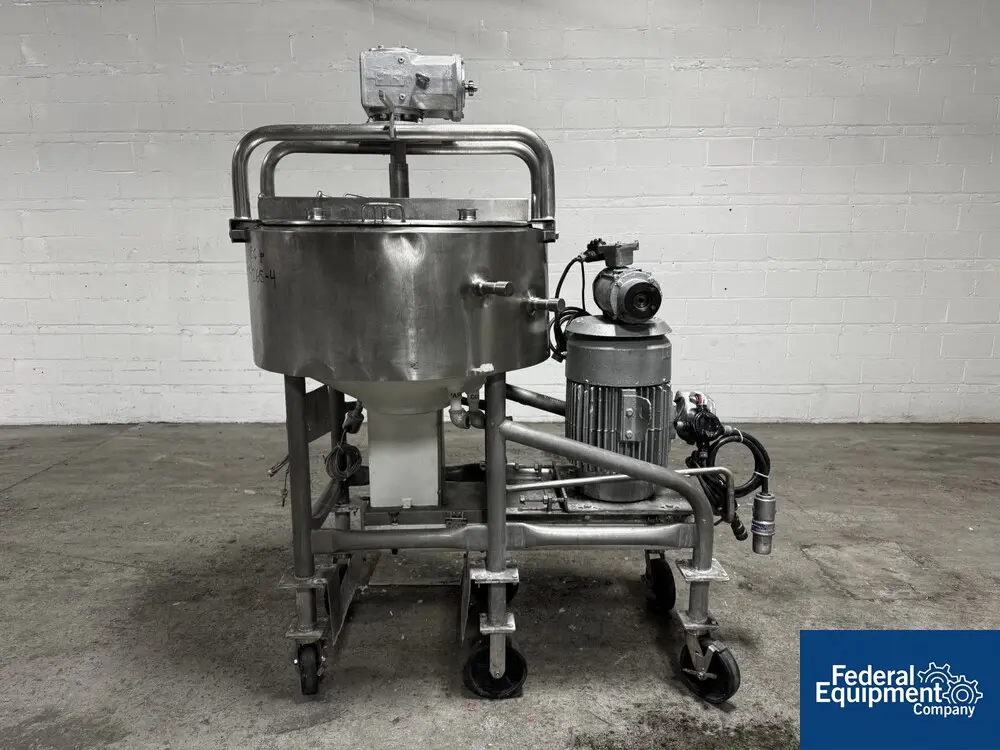 50 gallon Breddo #LORWWSS-SPC, Likwifier, Stainless Steel, 30 HP, 230/460 V., 150 psi jacket - Image 1