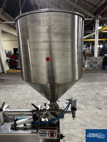 Jda Packaging Equipment #PF200, Semi-Automatic Piston Filler, sngl head, Stainless Steel, 100 SPM, hopper - Image 7