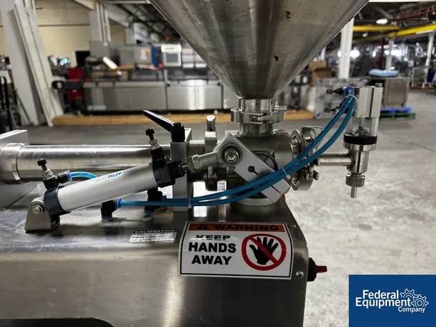 Jda Packaging Equipment #PF200, Semi-Automatic Piston Filler, sngl head, Stainless Steel, 100 SPM, hopper - Image 8