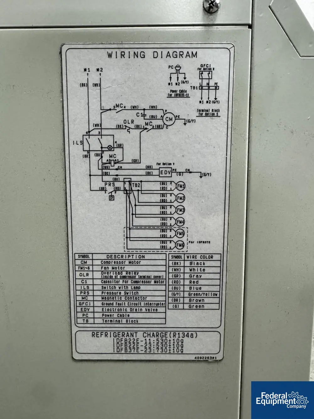 SMC #IDFB22E, Refrigerated Compressed Air Dryer, 22 KW - Image 6