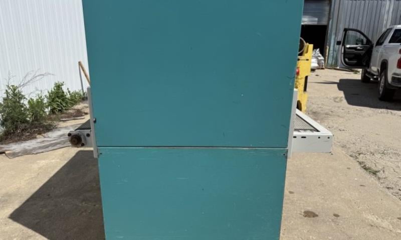 43" x 73" Kundig #Optiq-2-43, dual head wide belt sander, 6.25" diameter, 9-45 FPM, emergency stop button - Image 9