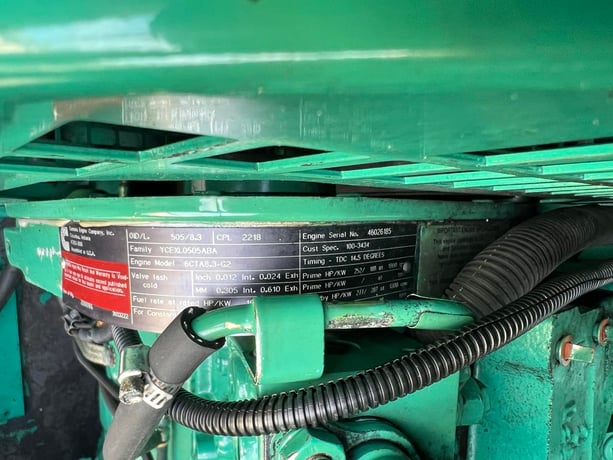 150 KW Onan/Cummins #DGFA-4487690, Generator Set, Sound Attenuated Enclosure, 8.3 Liter Cummins Engine, 252 - Image 7