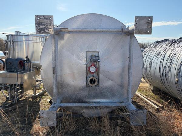 3000 gallon A & B Process Systems, Stainless Steel Mix Tank, 8' diameter x 9' Straight Side, 7.5 HP paddle - Image 4
