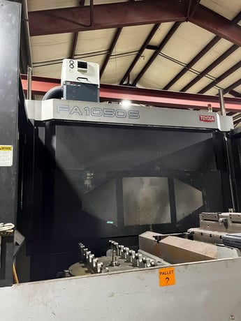 Toyoda #FA-1050, CNC horizontal machining center, Fanuc 31iA, 63" X, 55" Y, 45" Z, 6000 RPM, 120 automatic - Image 1